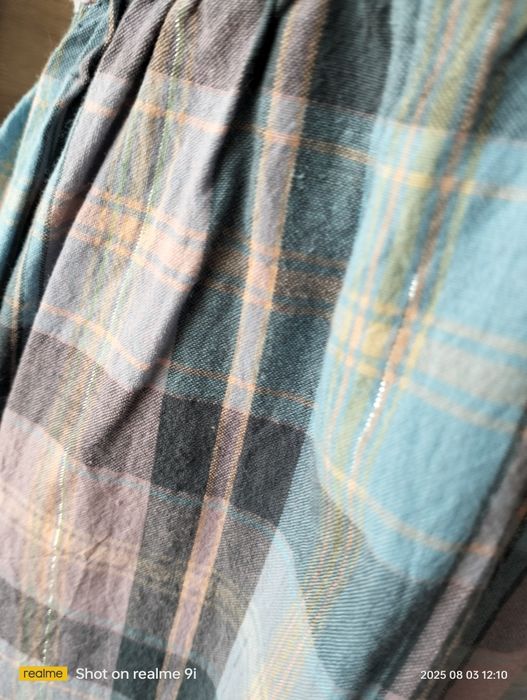 Tunika w kratkę z bawełny; George; rozmiar L