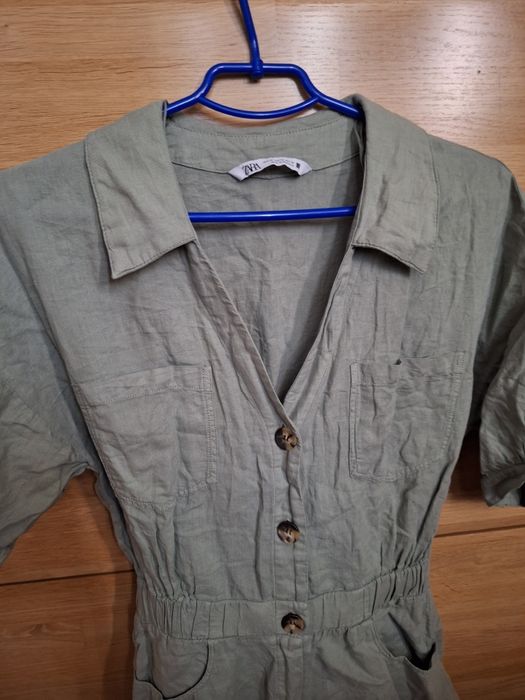 Kombinezon na lato Zara Xs oliwkowy