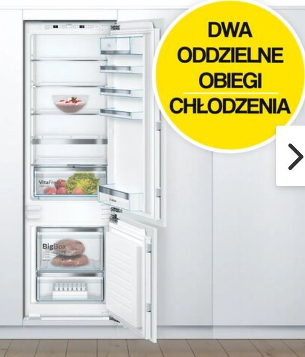 Lodówka do zabudowy BOSCH KIS87AFE0 super stan !!!