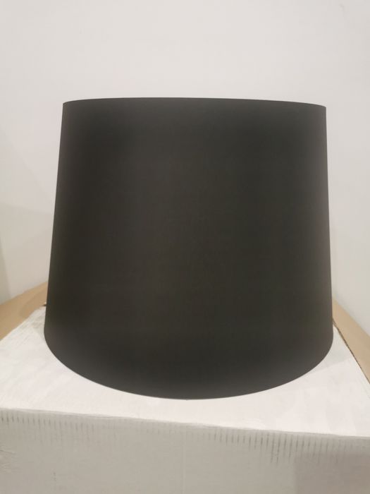 Abażur czarny stożkowy duży