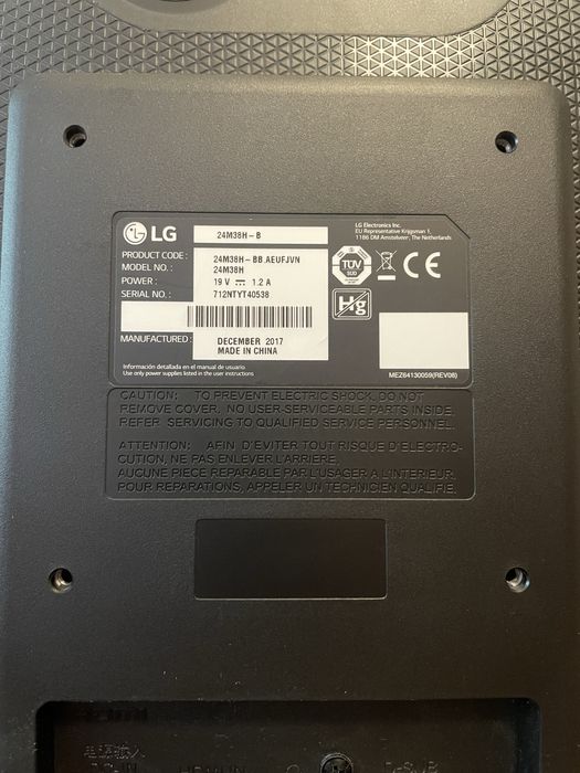 Monitor LG 24 cale
