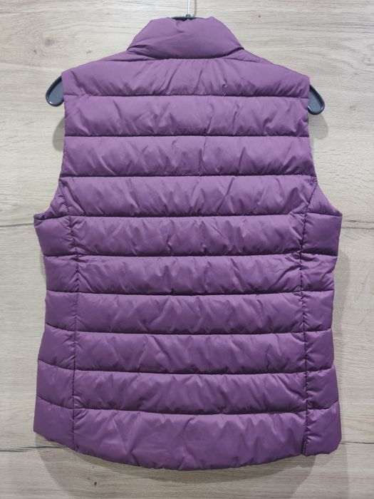 Kamizelka bezrękawnik puchowy damski 4F rozmiar S śliwkowy