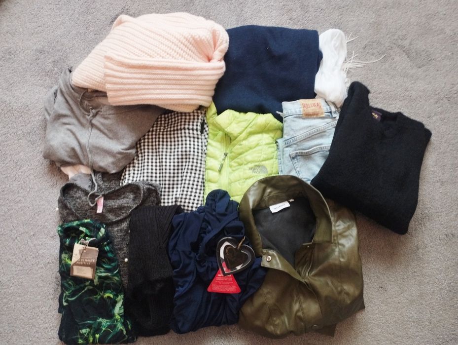 Zestaw ubrań damskich paka ciuchów S/M