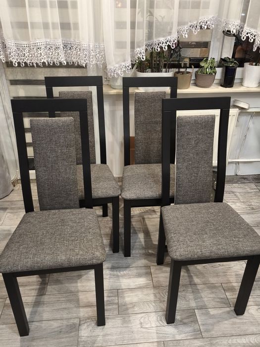 Krzesła Dębowe 4 szt Solidne Nowoczesny Model  Aktualne do Weekendu OKAZJA!