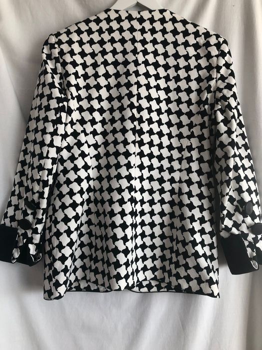 żakiet  czarno- biały 42