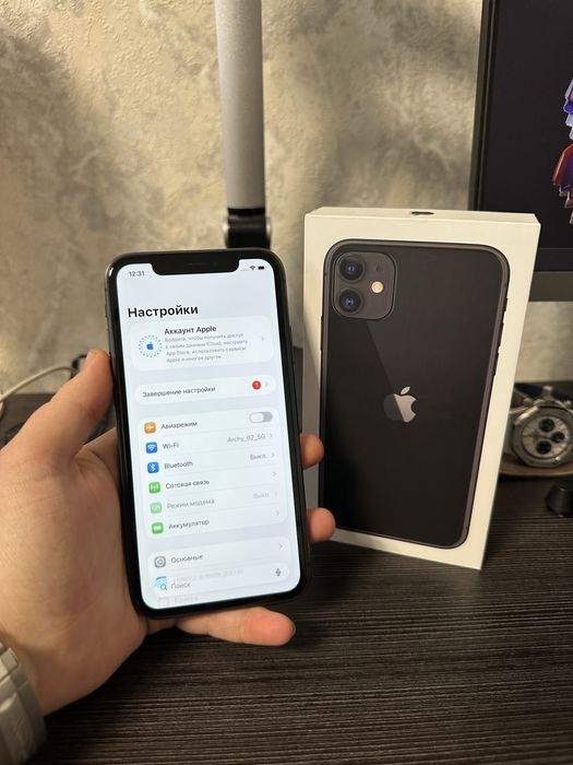 iPhone 11 128Gb • Идеал • Гарантия • Без ремонтов • Полный комплект