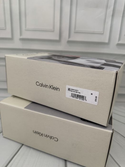 Чоловічі труси боксери Calvin Klein подовжені упаковка 5шт