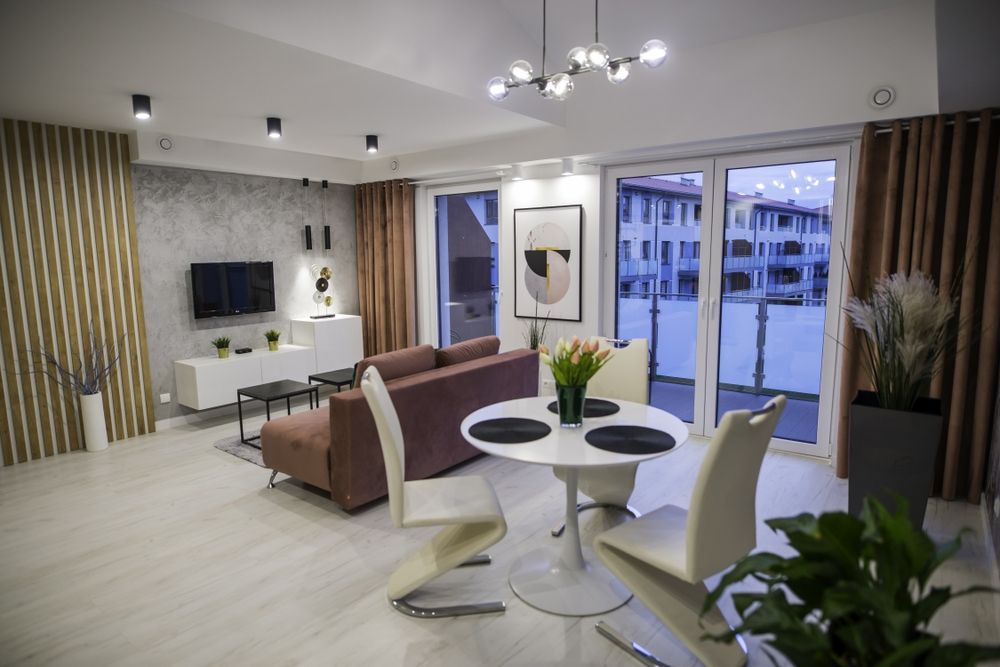 Nowoczesny apartament z antresolą i garażem