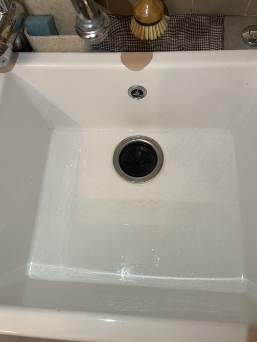 Zlew ceramiczny ikea nablatowy 54 cm szer