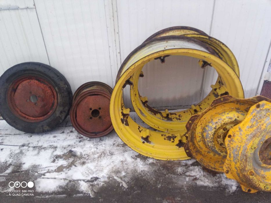 opony koła 15,5/38 Kleber radial z felgami, opona 600/18