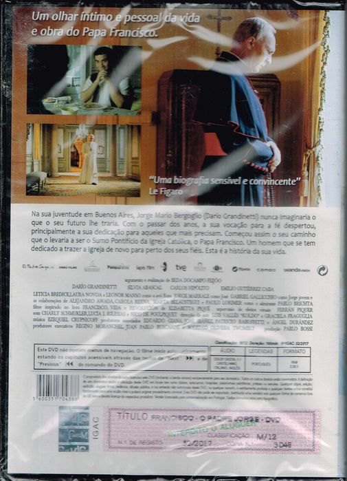 Filme em DVD: FRANCISCO O Padre Jorge - NOVO! A Estrear! SELADO!
