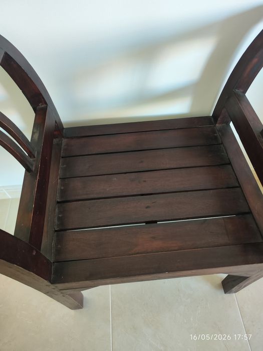 Banqueta com almofada