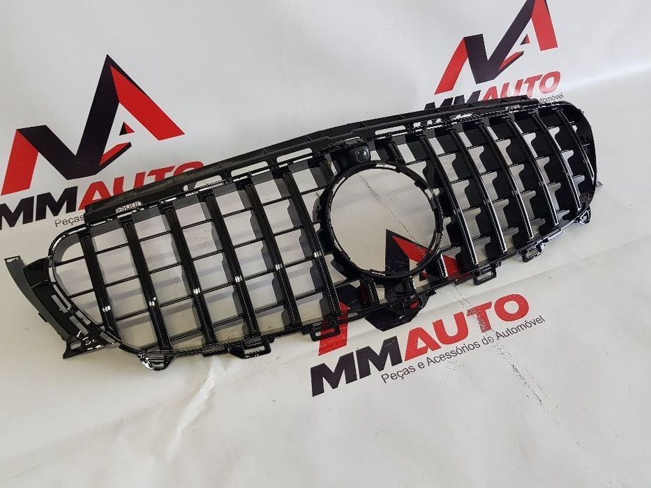 Grelha Frontal Mercedes E W213 GTR AMG Preto Brilho
