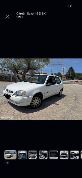 Citroën saxo 1.0 ano 2000