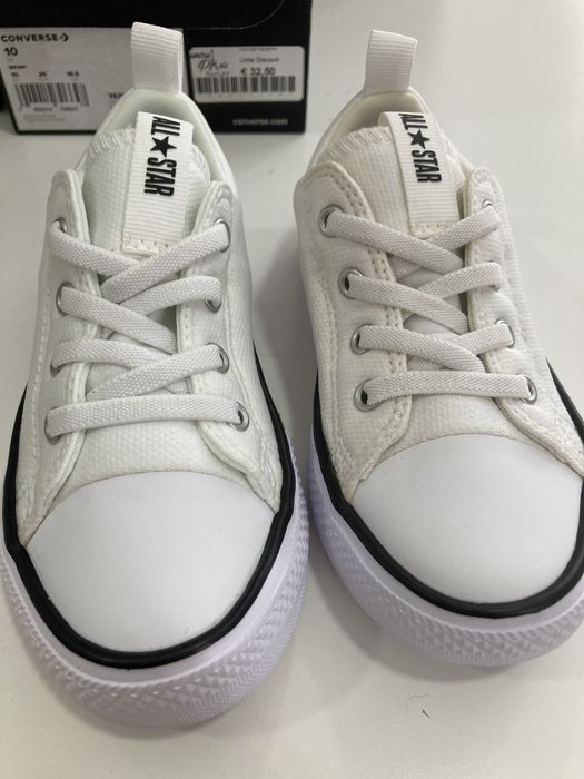 Sapatilhas Converse brancas 18 até 26