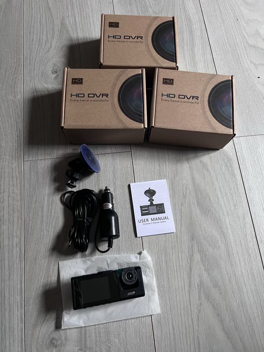 Відеореєстратор автомобільний з двома камерами +microSD