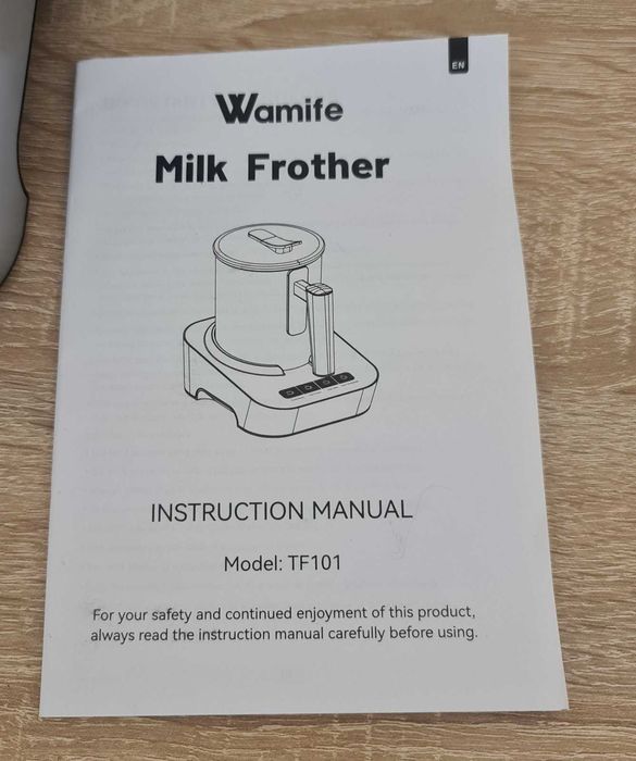 Електричний спінювач молока Wamife TF101, автоматичний, 550 Вт, 700 мл