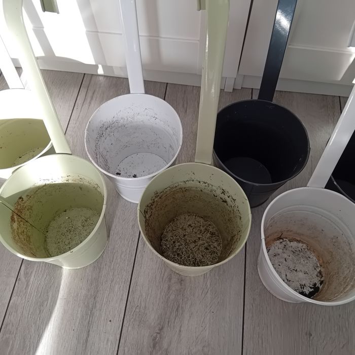 Osłonki doniczki metalowe