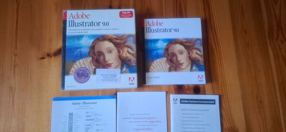 Adobe Illustrator 9.0 retro porgram pc