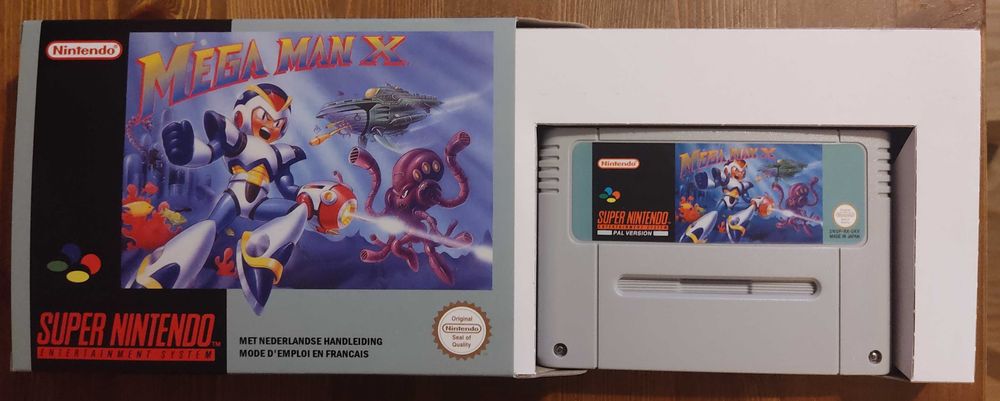 SNES MEGA MAN X com caixa novo