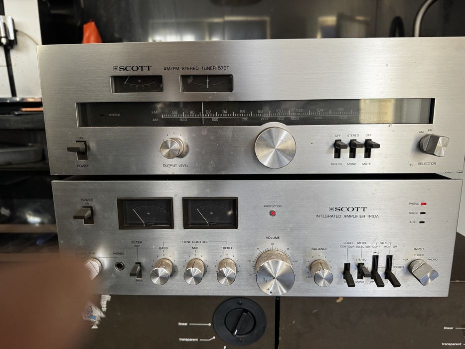 Scott Amplifer 440A+Scott Tuner 570 T