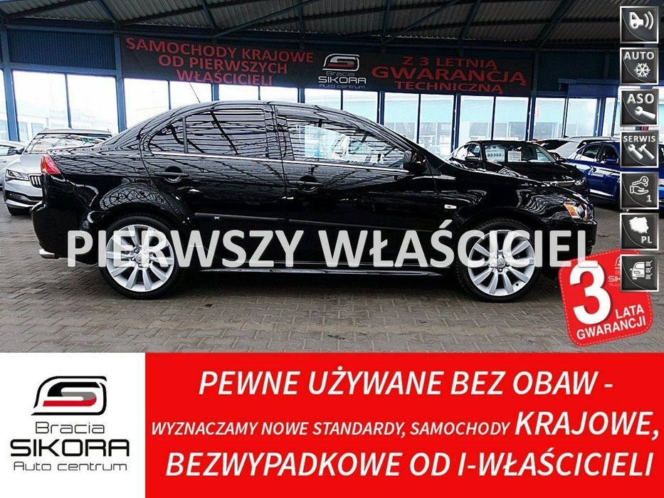 Mitsubishi Lancer TYLKO 134tyś KM 1,8 16V 143KM 1-Właściciel KRAJOWY BEZWYP Serwisowany