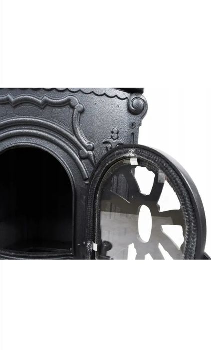 Чавунна піч камін 9 кВт Koza Чугунная печь камин