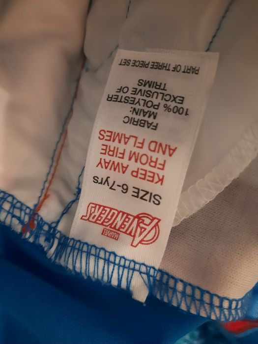 Kostiumy Spider-Man i Kapitan Ameryka