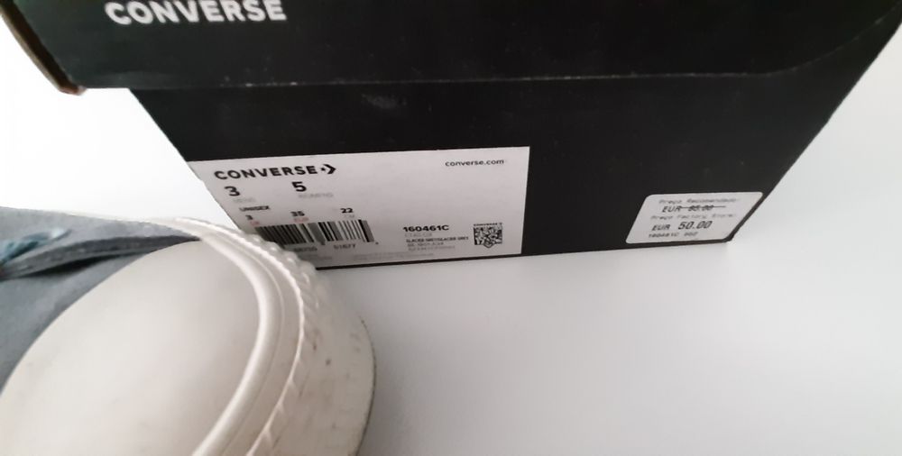 Sapatilhas "Converse", Tam. 35, Azul Pastel