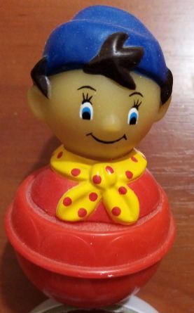 игрушка неваляшка гномик гном маленькая