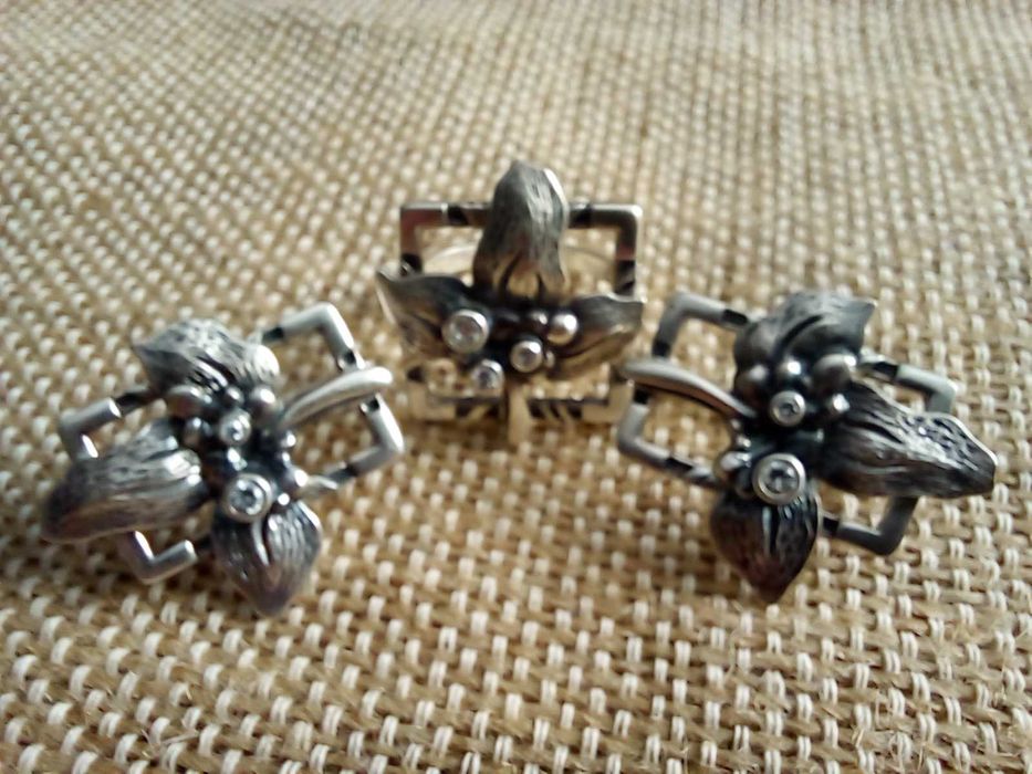 Чудовий срібний набір