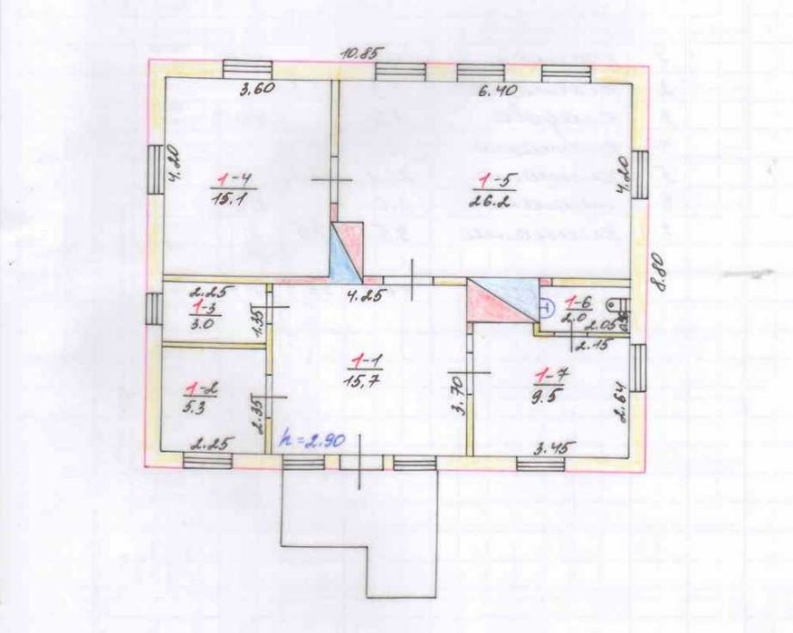 Нежитлова будівля, 76,8 кв. м, Старий Мерчик, вул. Центральна, 34