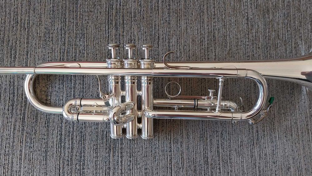 Trompete KING SYMPHONY STERING SILVER LEADPIPE  Dual Bore 1971