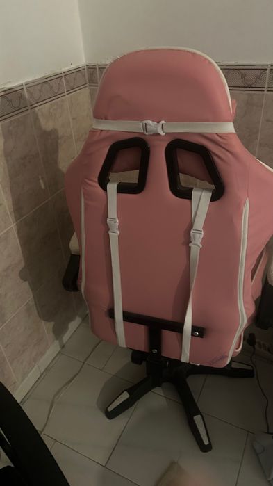 Cadeira gamer Rosa confortável