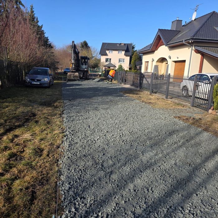 Gruz betonowy, Podbudowa
