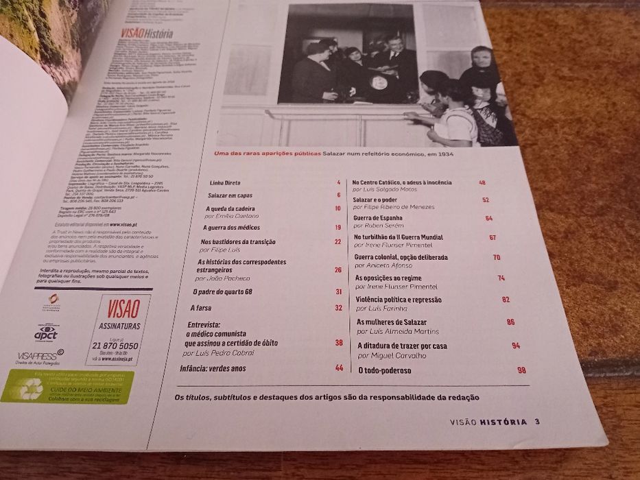 Revista visão história + Revista descobrimentos