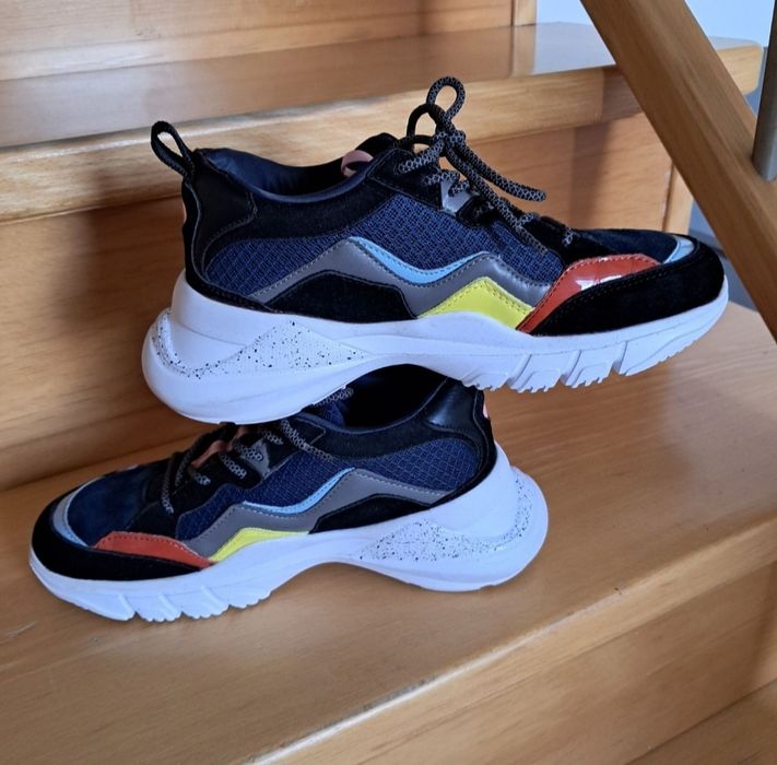 Zara r 37 Multicolor sneakers adidasy snickersy buty wiosenne snikersy