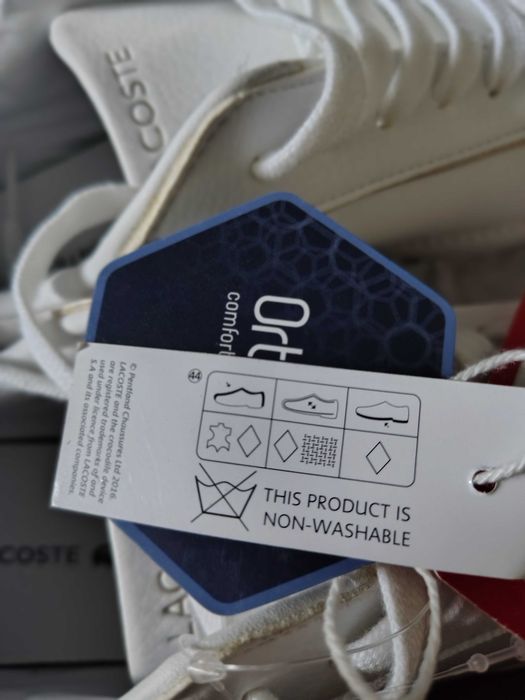 Nowe buty damskie Lacoste 40 białe