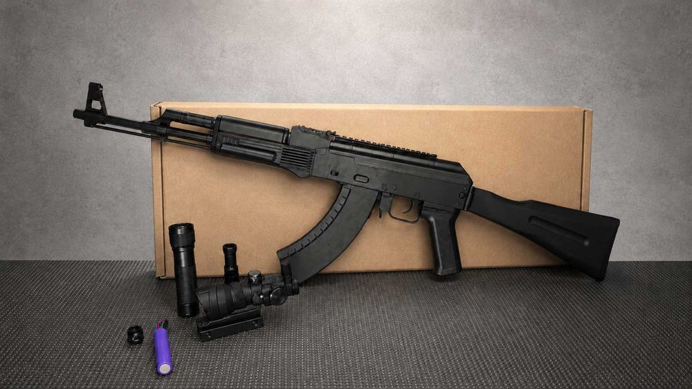 AK-47 Arma Orbeez/Gel Elétrica + 10.000 Munições