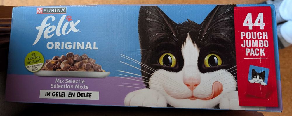 132 saquetas Felix Original Gato