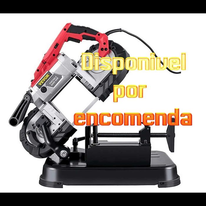 D85-serra de fita portátil de velocidade variável 1100w COM BASE