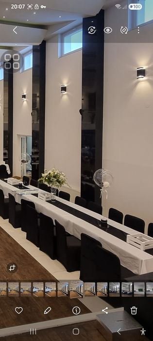 Wysokie szklane wazony  8 sztuk weselne / dekoracje ślubne