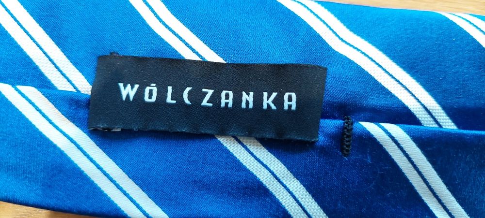 Krawat regimental Wólczanka 100% jedwab