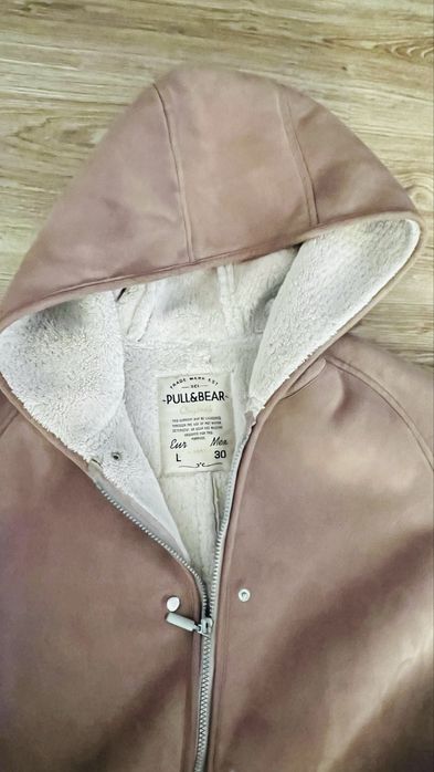Sztuczny kożuch futro damskie męskie  L 40 pull& bear