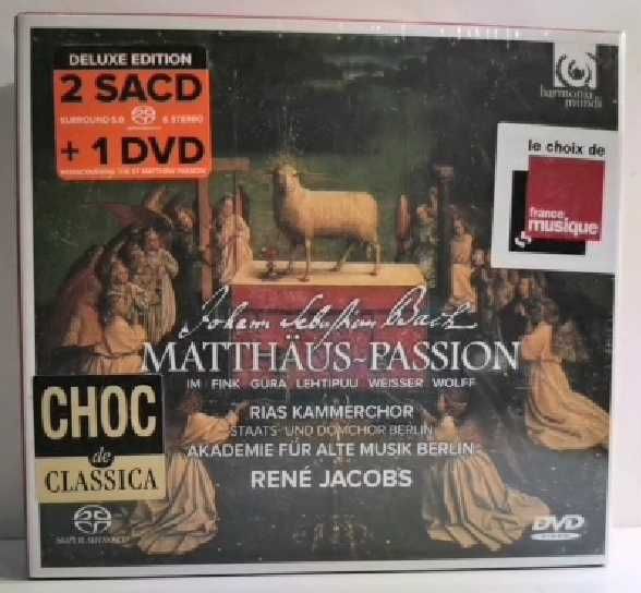Bach: St Matthew Passion RENE JACOBS [CD] [nowa]