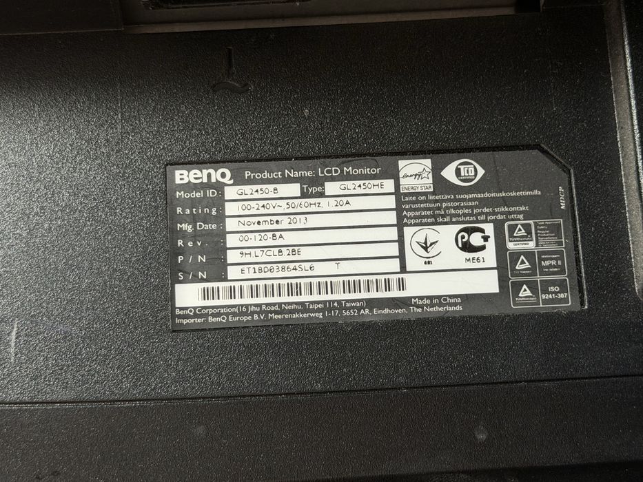 Монітор Benq 24 GL2450
