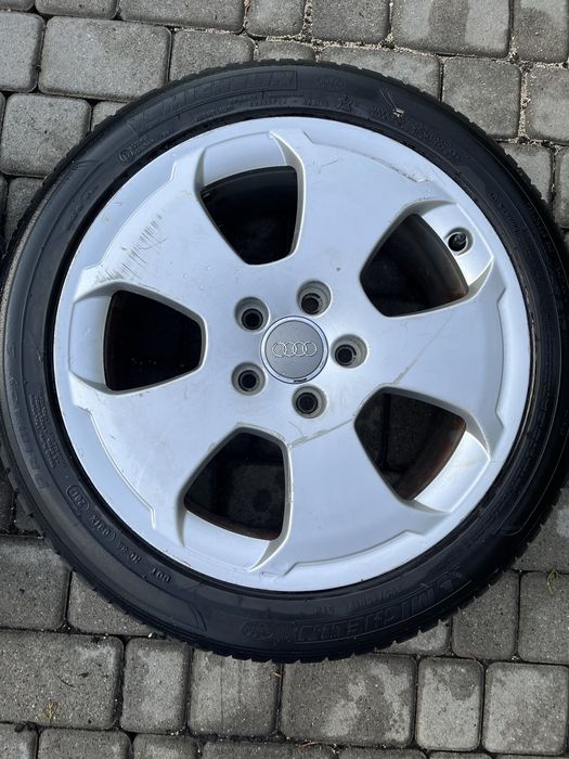 Alufelgi 5x112 17 cali Audi A3 A4 opony 225/45/17 zamiana