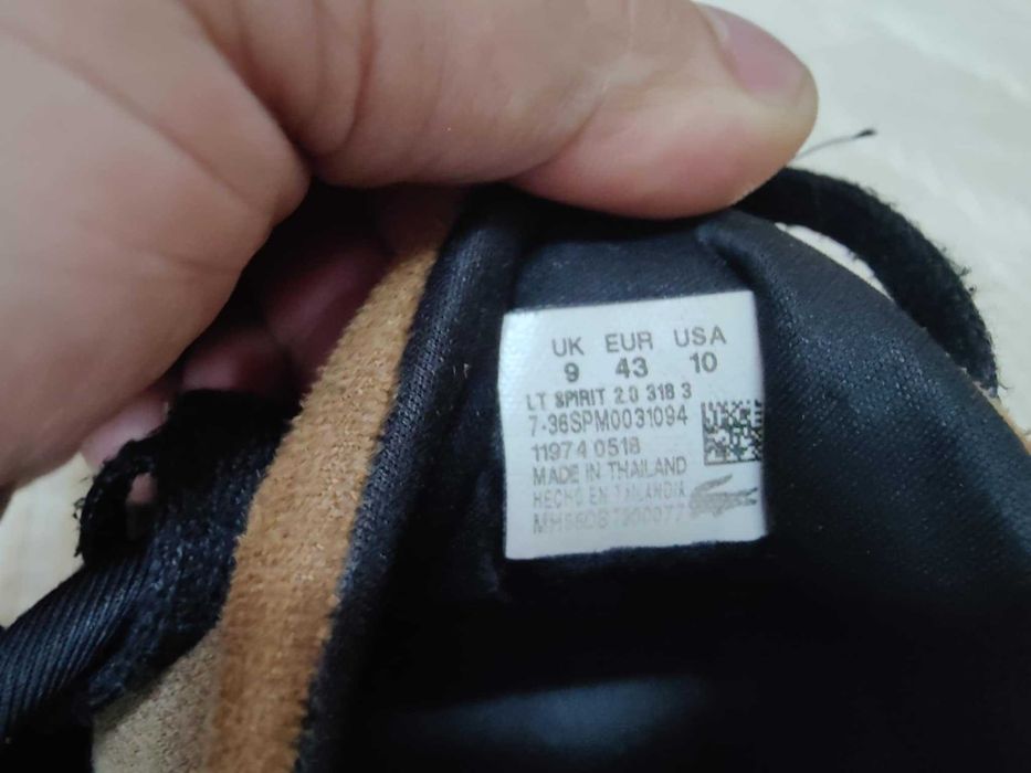 Lacoste LT Spirit 2.0 tam 43 em excelente estado RESERVADOS