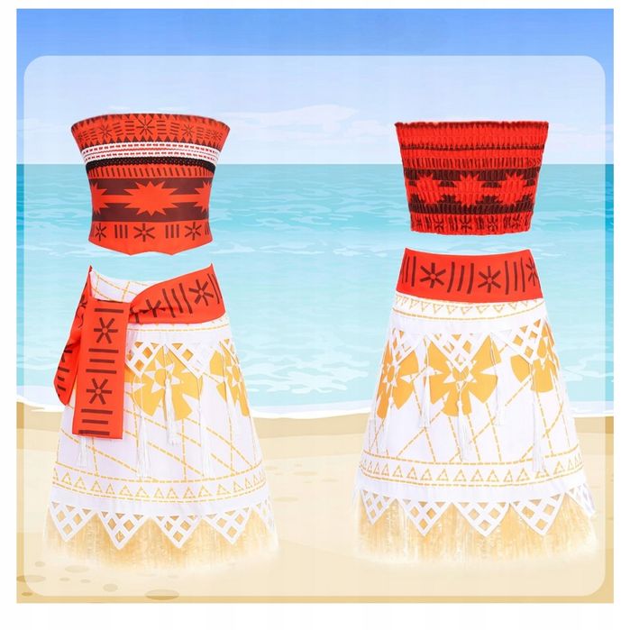 Damski Strój Kostium Przebranie Księżniczka Vaiana Halloween XL