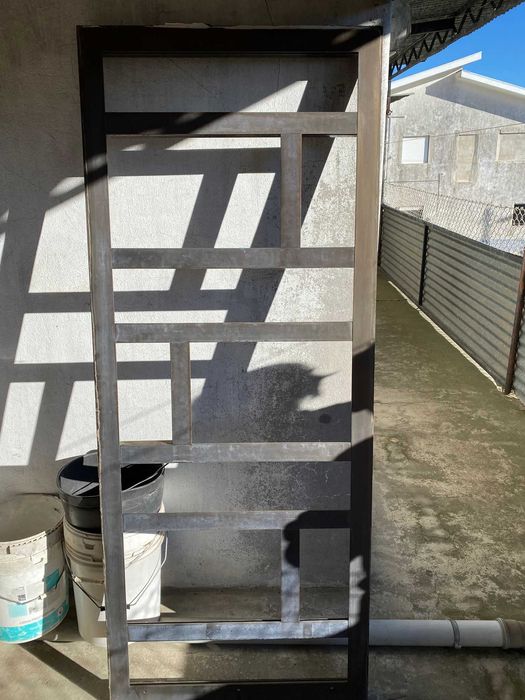 Vitral em Alumínio Castanho